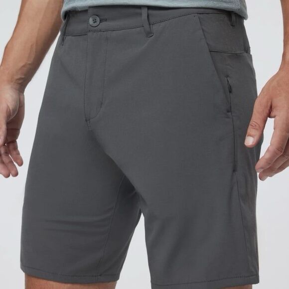 Vuori Men’s Aim Shorts Size 34 Gray V368 8” Inseam Casual Performance - Picture 2 of 11